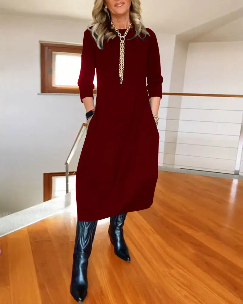 Robe Longue Élégante – Confort et Style en Toute Saison ORIS WEAR