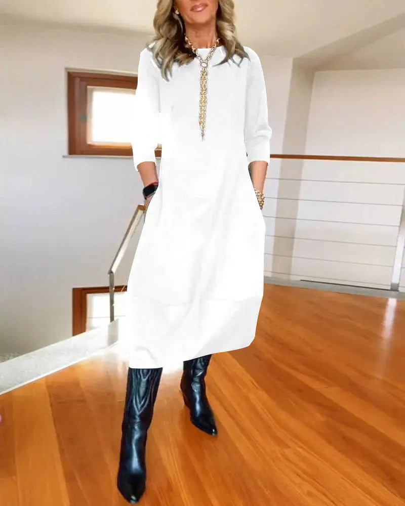 Robe Longue Élégante – Confort et Style en Toute Saison ORIS WEAR