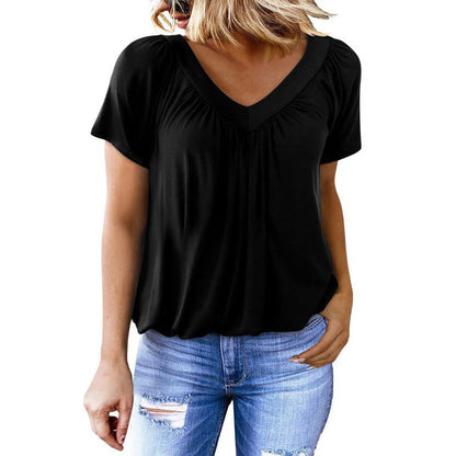 T-shirt Femme Col V – Simplicité Élégante au Quotidien ORIS WEAR