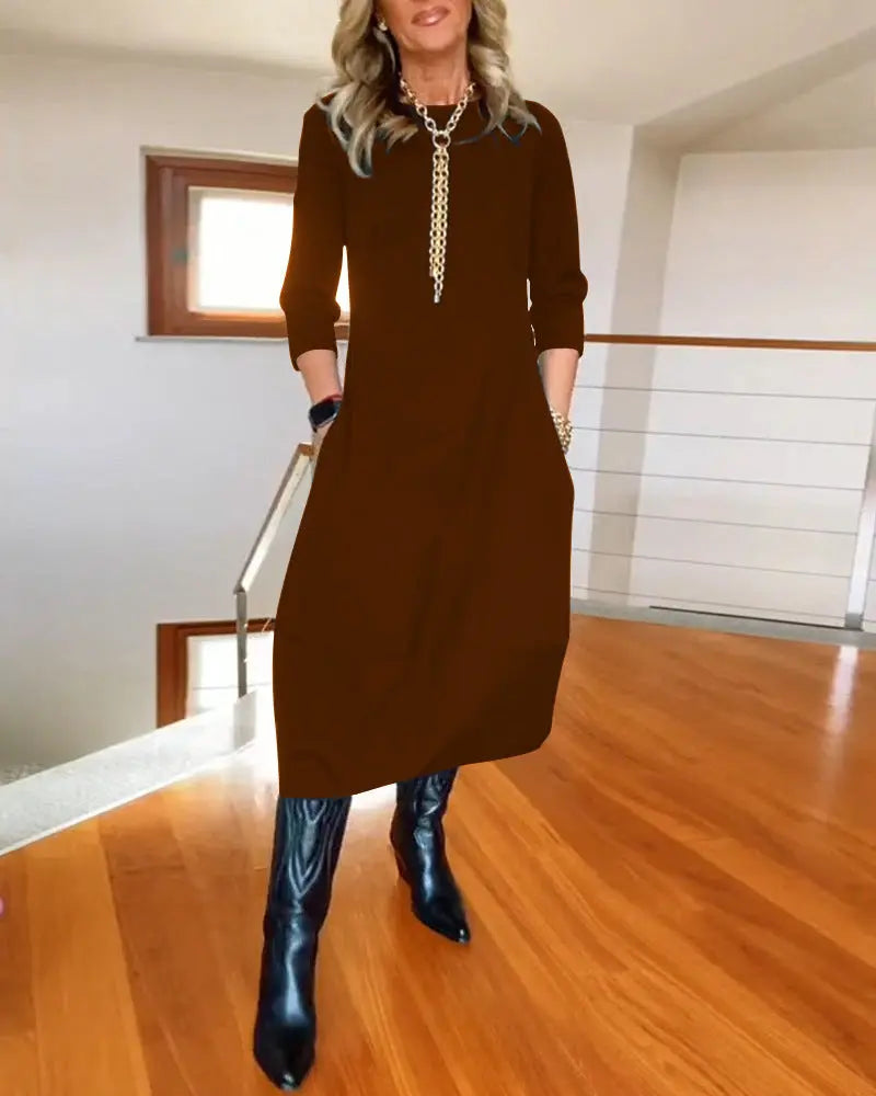 Robe Longue Élégante – Confort et Style en Toute Saison ORIS WEAR