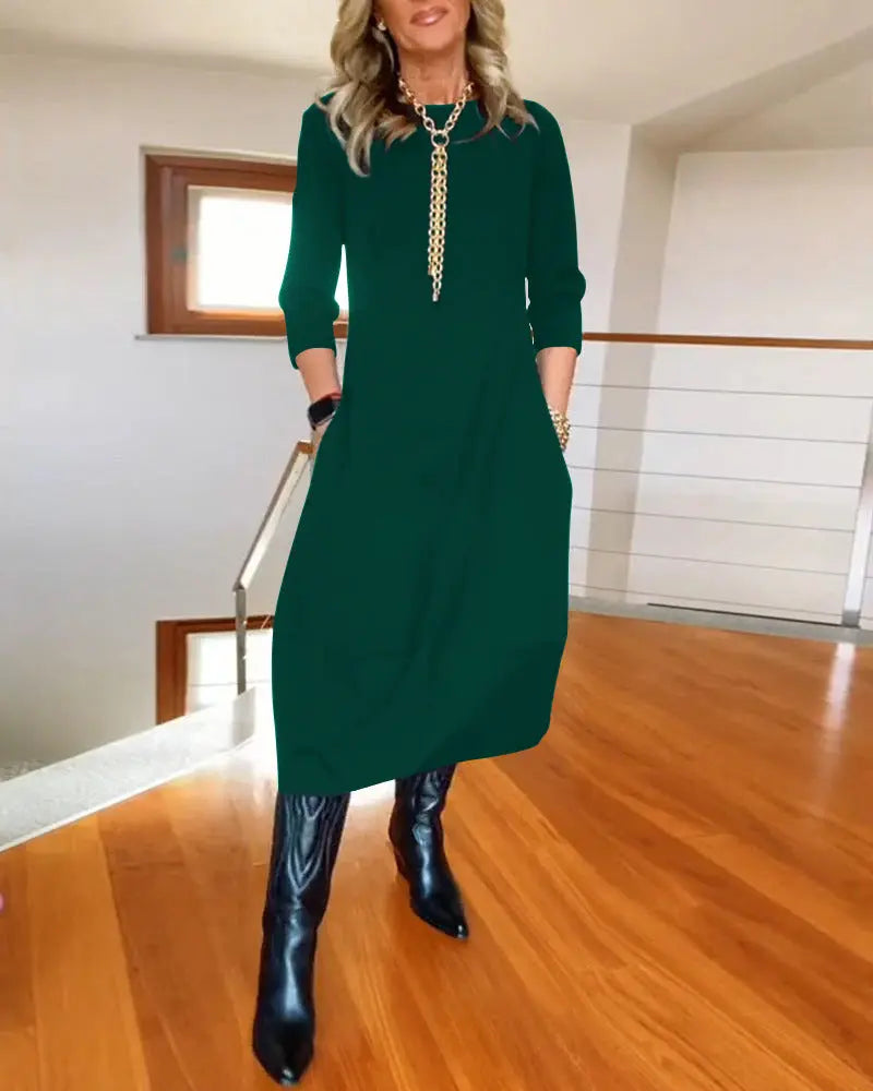 Robe Longue Élégante – Confort et Style en Toute Saison ORIS WEAR
