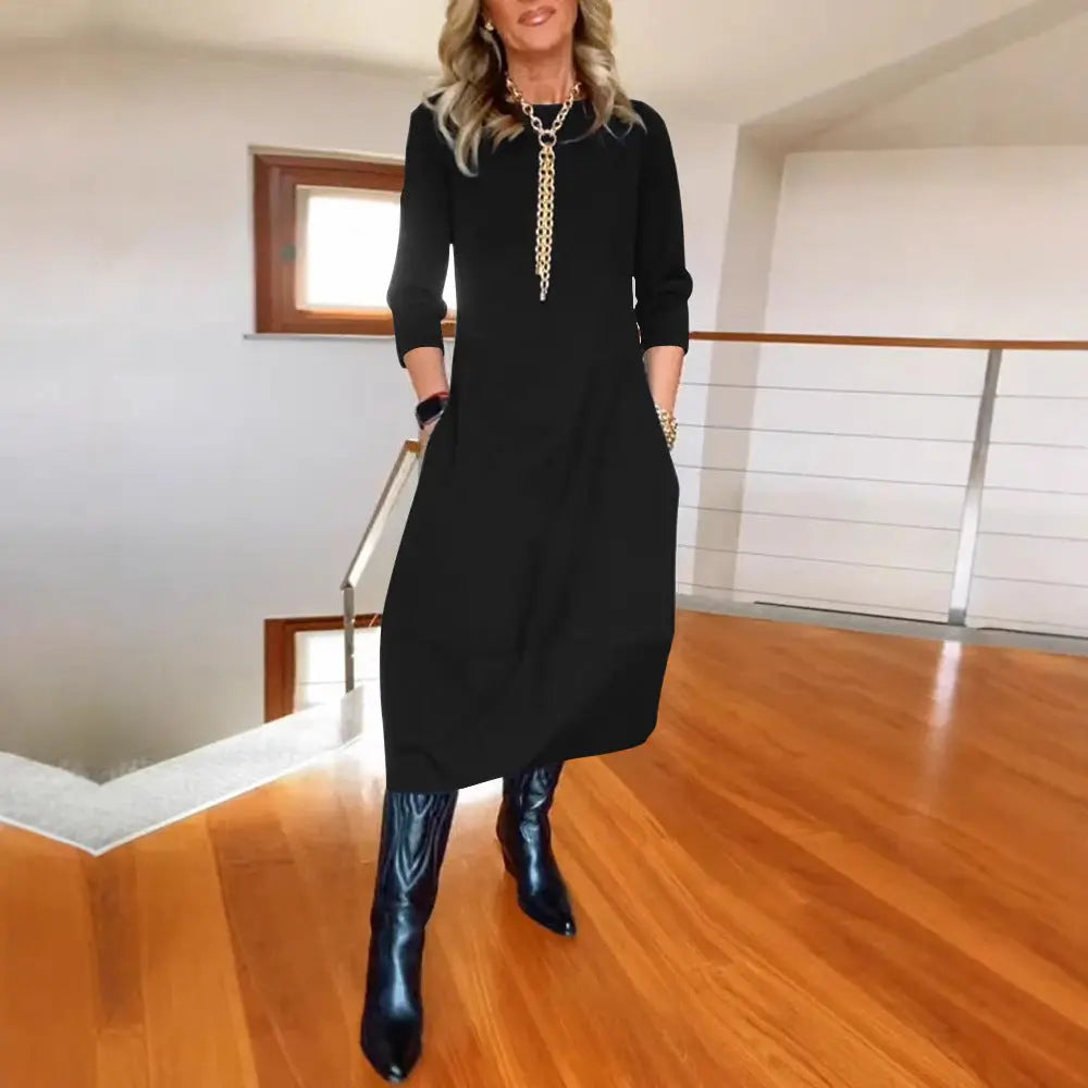 Robe Longue Élégante – Confort et Style en Toute Saison ORIS WEAR