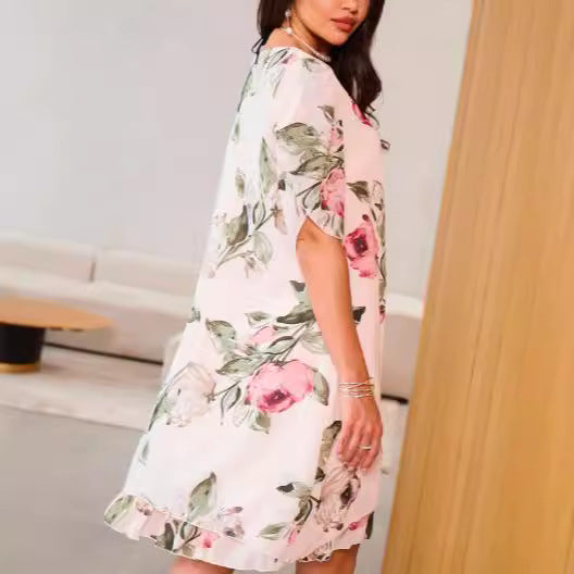 Robe imprimée en mousseline ORIS WEAR