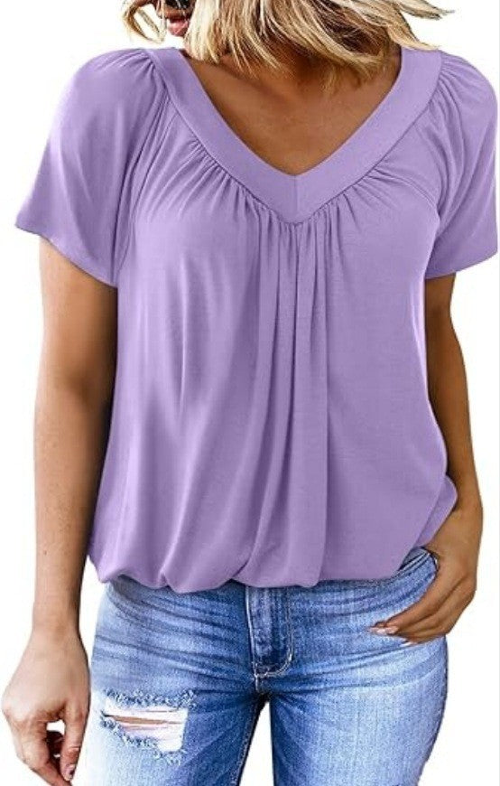 T-shirt Femme Col V – Simplicité Élégante au Quotidien ORIS WEAR