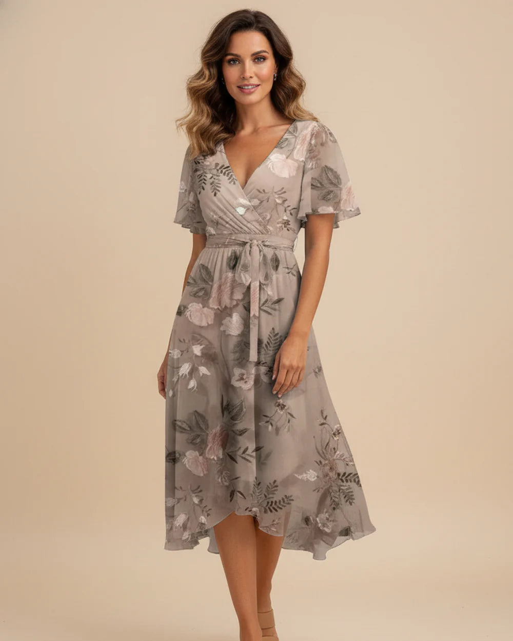Robe Décontractée Imprimée Pour Femme ORIS WEAR