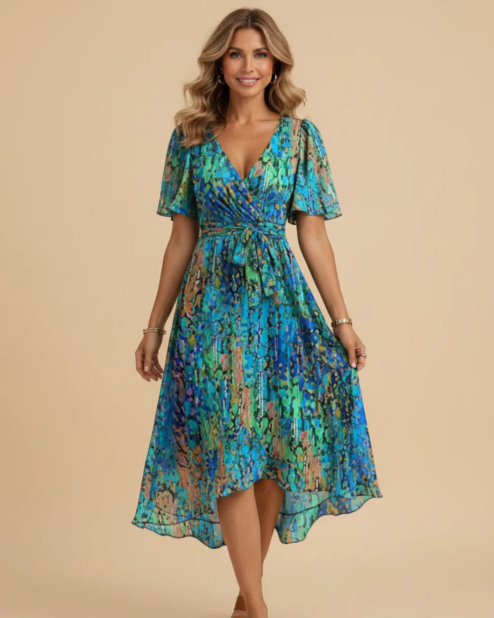 Robe Décontractée Imprimée Pour Femme ORIS WEAR