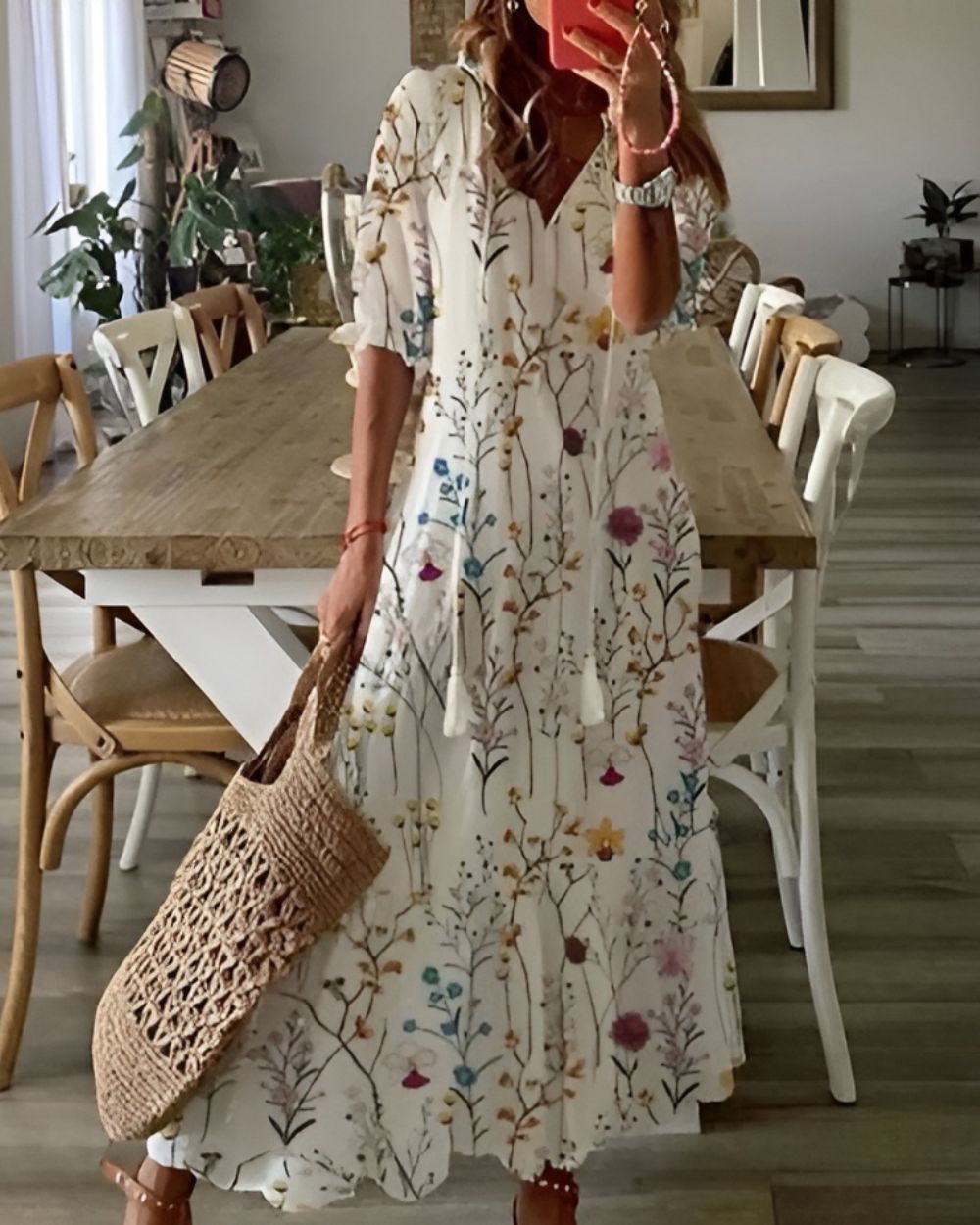 Celina | Robe de Plage Bohème Femme FRESH NORTH CO