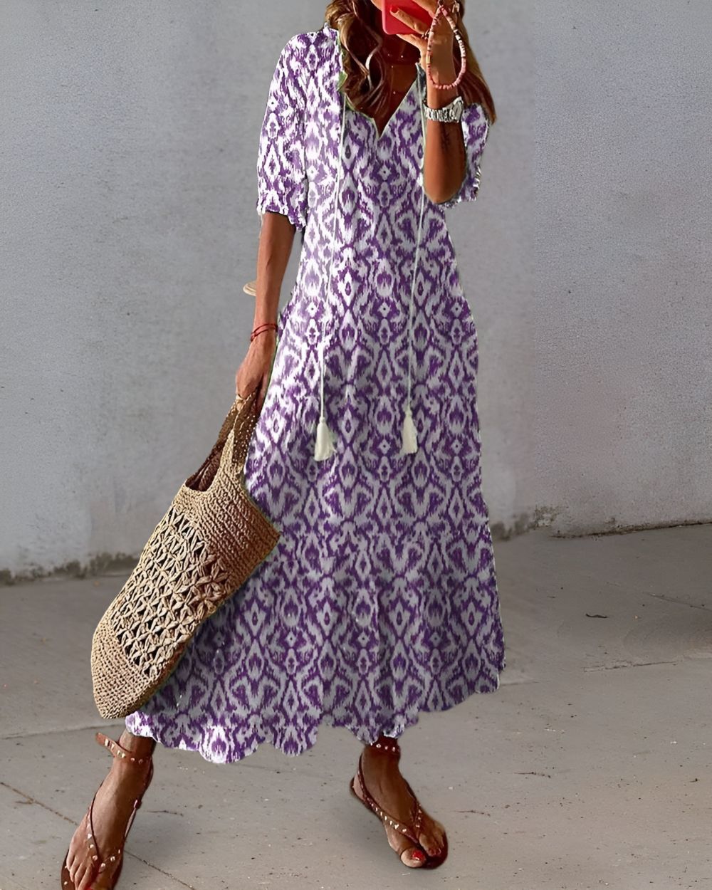Celina | Robe de Plage Bohème Femme FRESH NORTH CO