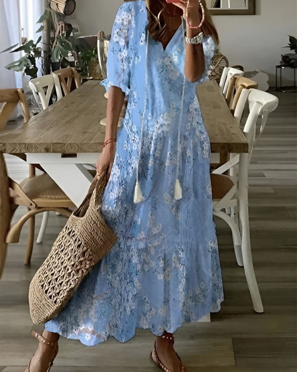 Celina | Robe de Plage Bohème Femme FRESH NORTH CO