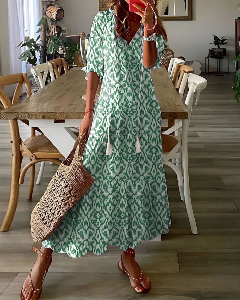 Celina | Robe de Plage Bohème Femme FRESH NORTH CO