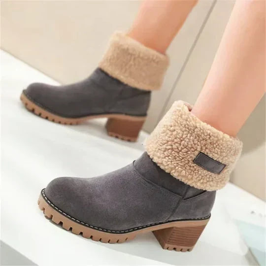 Léa™ – Bottes de neige chaudes et élégantes en cuir ORIS WEAR