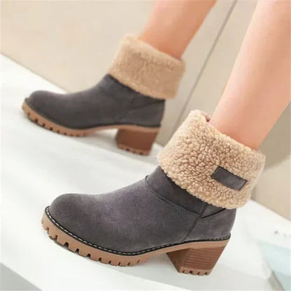 Léa™ – Bottes de neige chaudes et élégantes en cuir ORIS WEAR