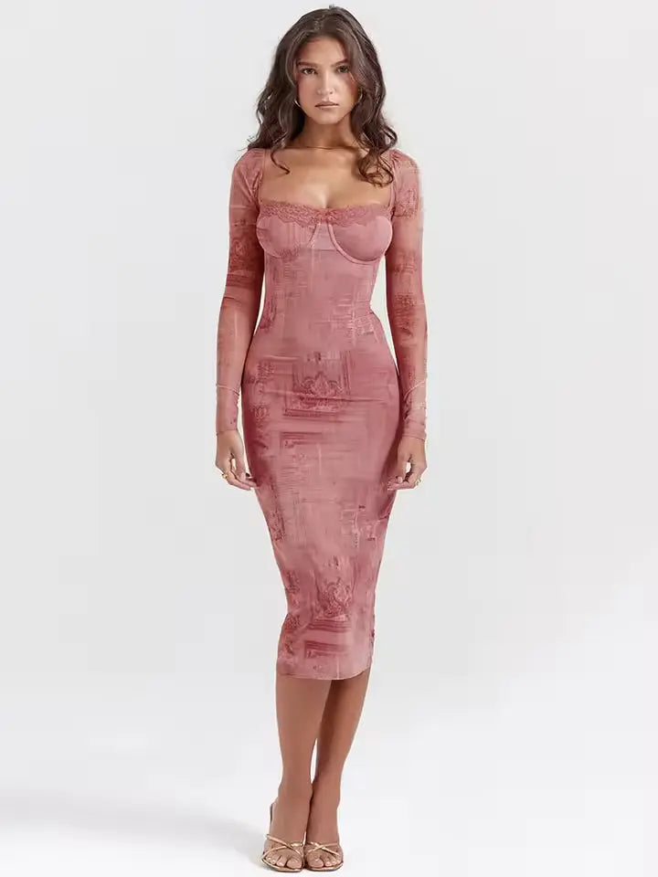 Robe longue femme moulante — ORIS WEAR