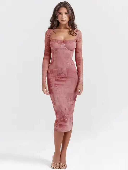 Robe longue femme moulante — ORIS WEAR