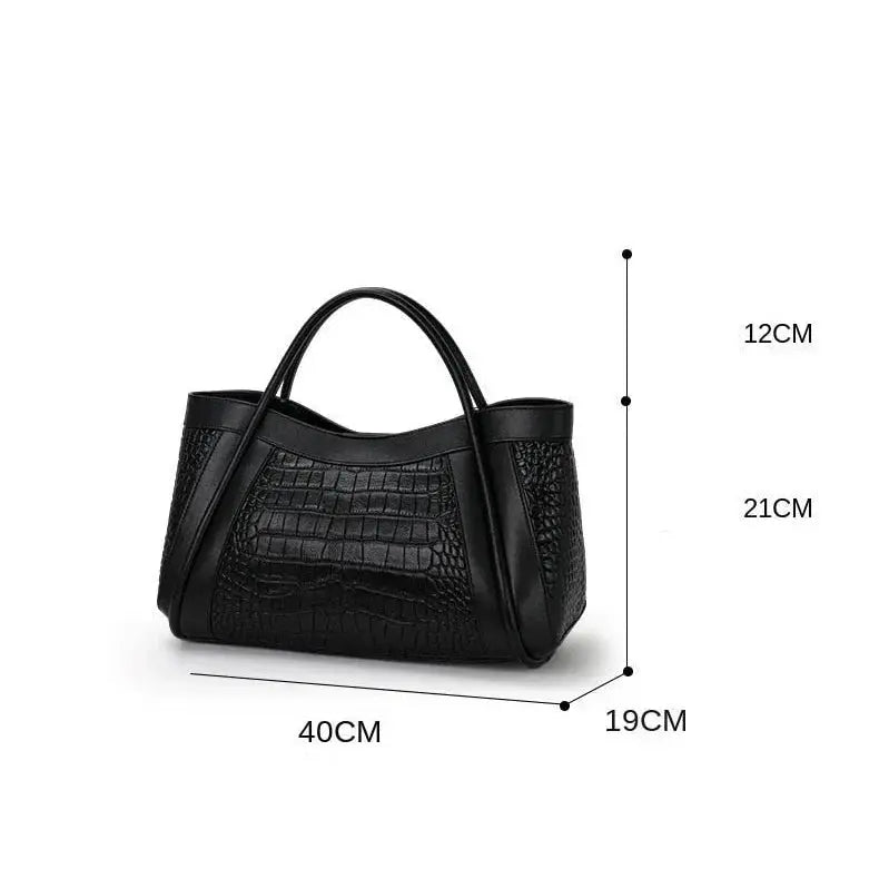 Sac à Main Effet Crocodile en cuir ORIS WEAR