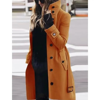 Manteau d'Hiver Femme à Col Rétro – Élégance et Chaleur ORIS WEAR