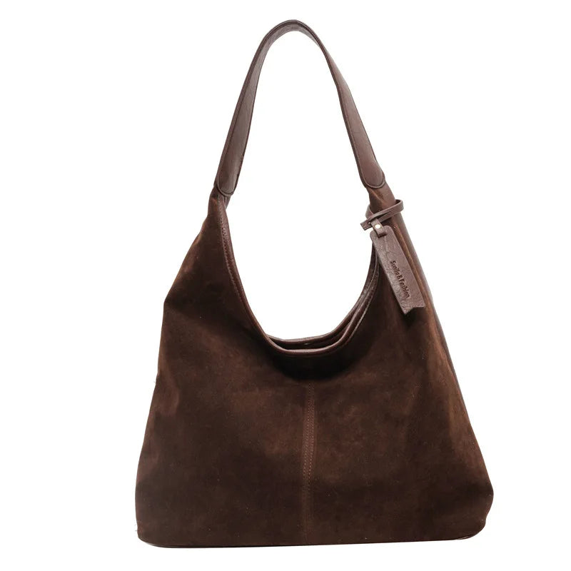 Louise - Sac à main en daim