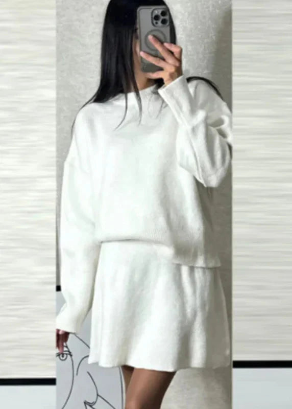 Ensemble pull et jupe élégante femme ORIS WEAR