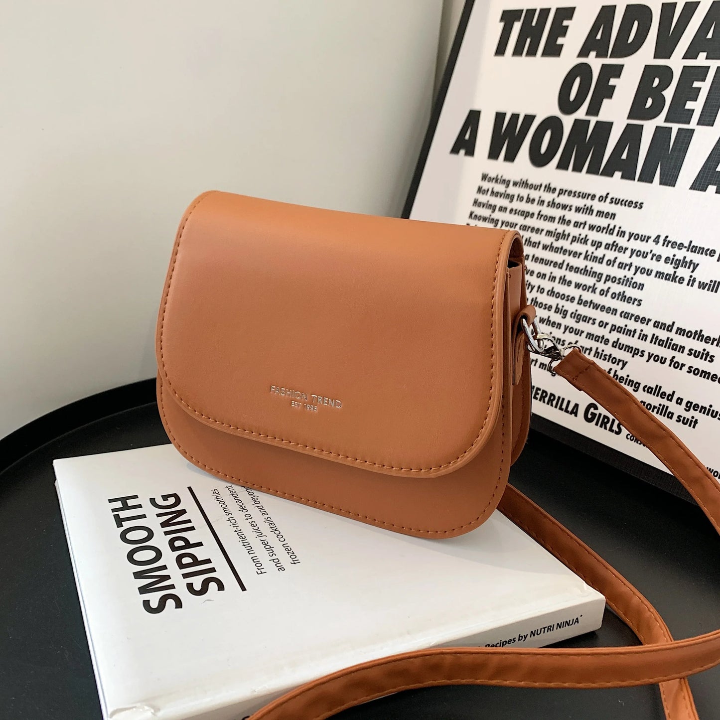 petit sac a main ado marron