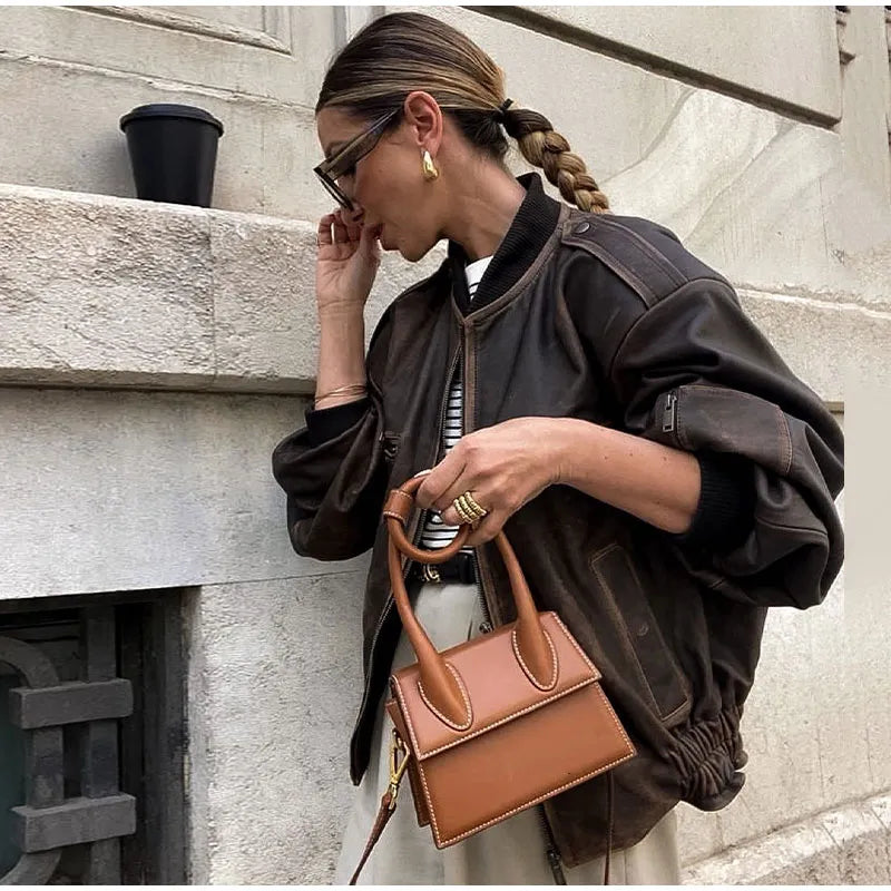 Veste aviateur vintage cuir ORIS WEAR