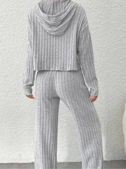 Best Ensemble Tricoté Casual Printemps-automne – Sweat à Capuche et Pantalon ORIS WEAR