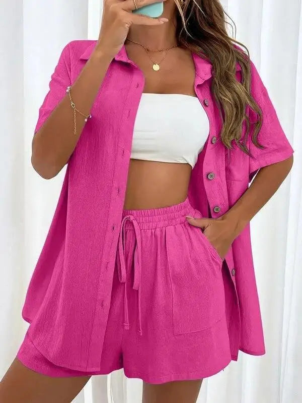 Mode femme fluide rouge rosé — ORIS WEAR