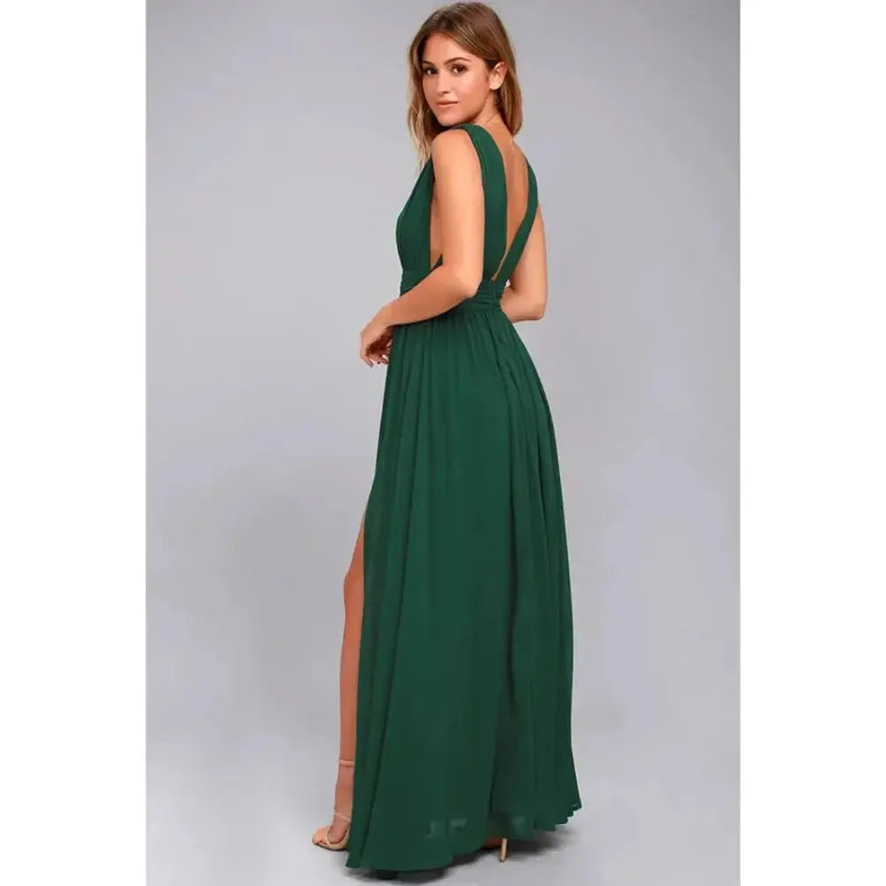 Yvana | Robe d'été longue avec Fente pour Soirées et Mariages ORIS WEAR