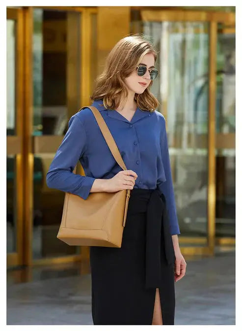 Sac seau en cuir Élégance Pure ORIS WEAR