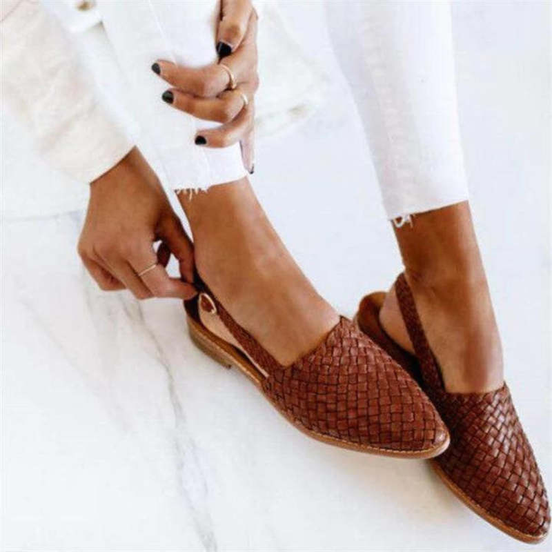 Mode femme en lin marron foncé — ORIS WEAR