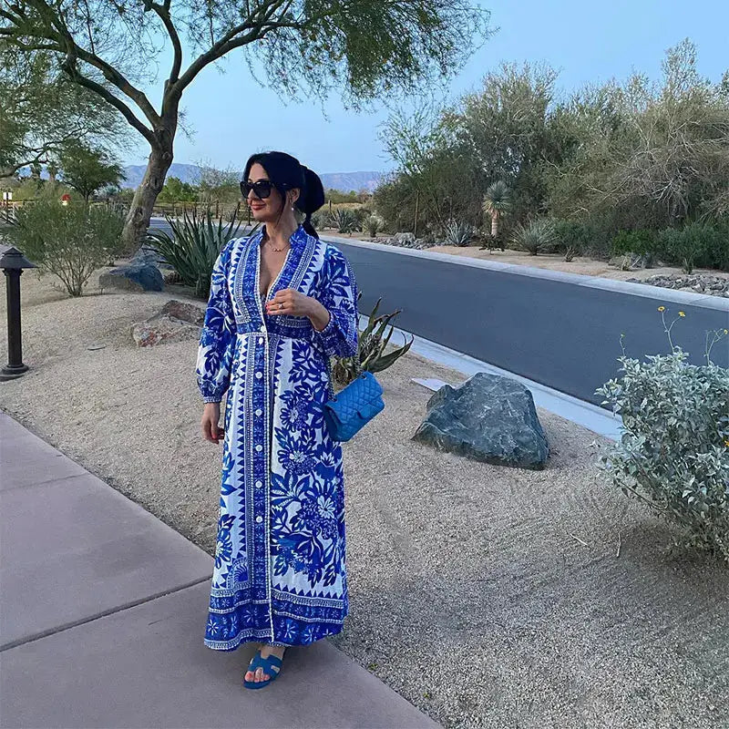 Alia | Robe Longue Bohème Élégante ORIS WEAR