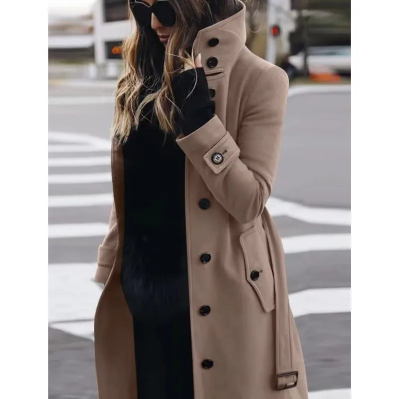 Manteau d'Hiver Femme à Col Rétro – Élégance et Chaleur ORIS WEAR