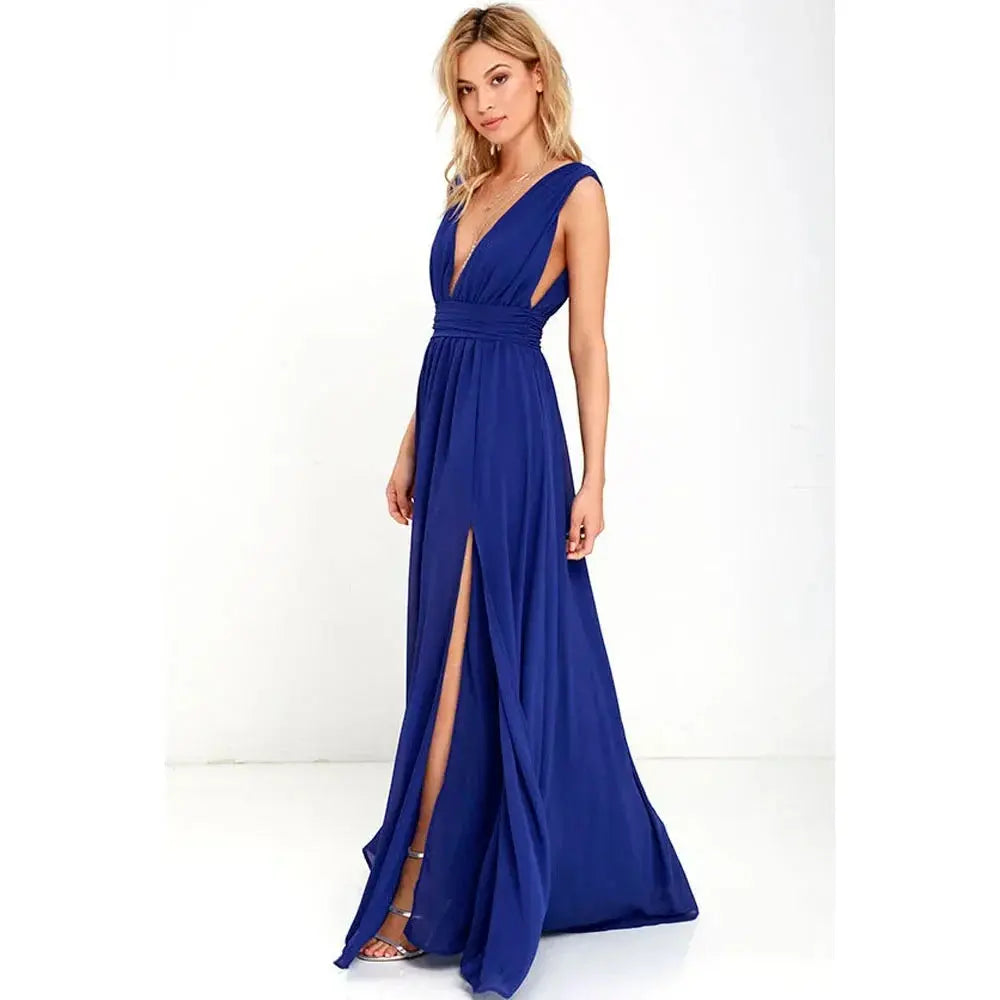 Yvana | Robe d'été longue avec Fente pour Soirées et Mariages ORIS WEAR
