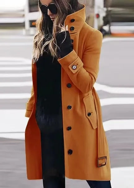 Manteau d'Hiver Femme à Col Rétro – Élégance et Chaleur ORIS WEAR