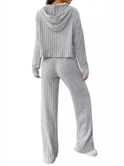Best Ensemble Tricoté Casual Printemps-automne – Sweat à Capuche et Pantalon ORIS WEAR