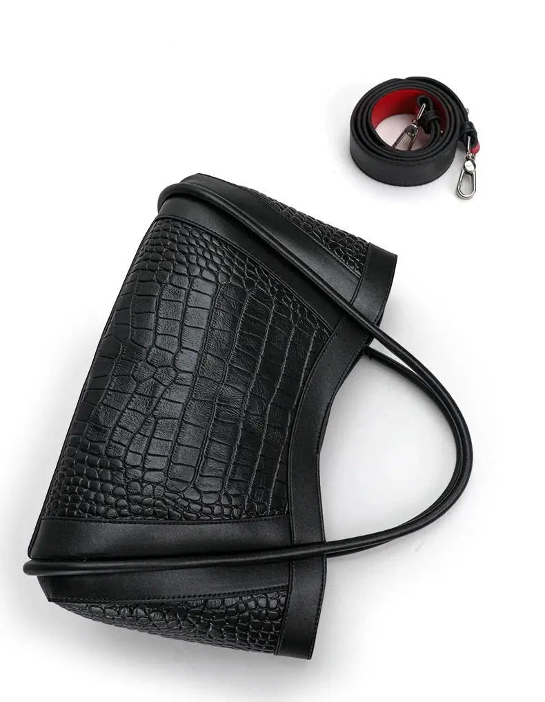 Sac à Main Effet Crocodile en cuir ORIS WEAR