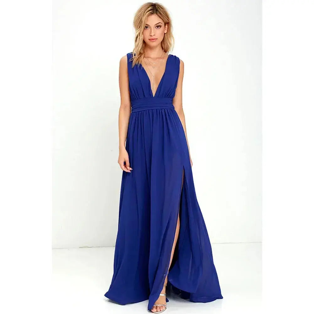 Yvana | Robe d'été longue avec Fente pour Soirées et Mariages ORIS WEAR