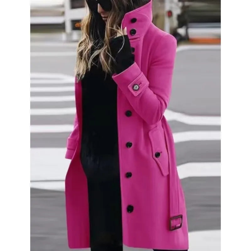 Manteau d'Hiver Femme à Col Rétro – Élégance et Chaleur ORIS WEAR