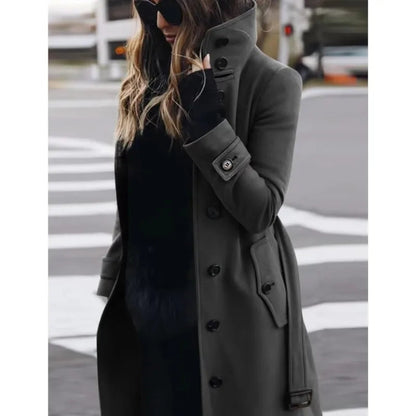 Manteau d'Hiver Femme à Col Rétro – Élégance et Chaleur ORIS WEAR