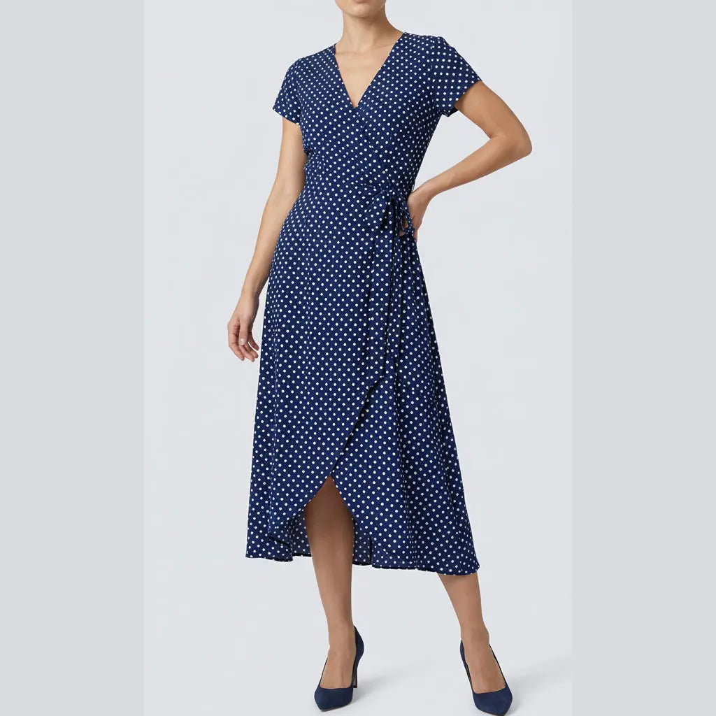 Robe imprimée à coupe évasée ORIS WEAR