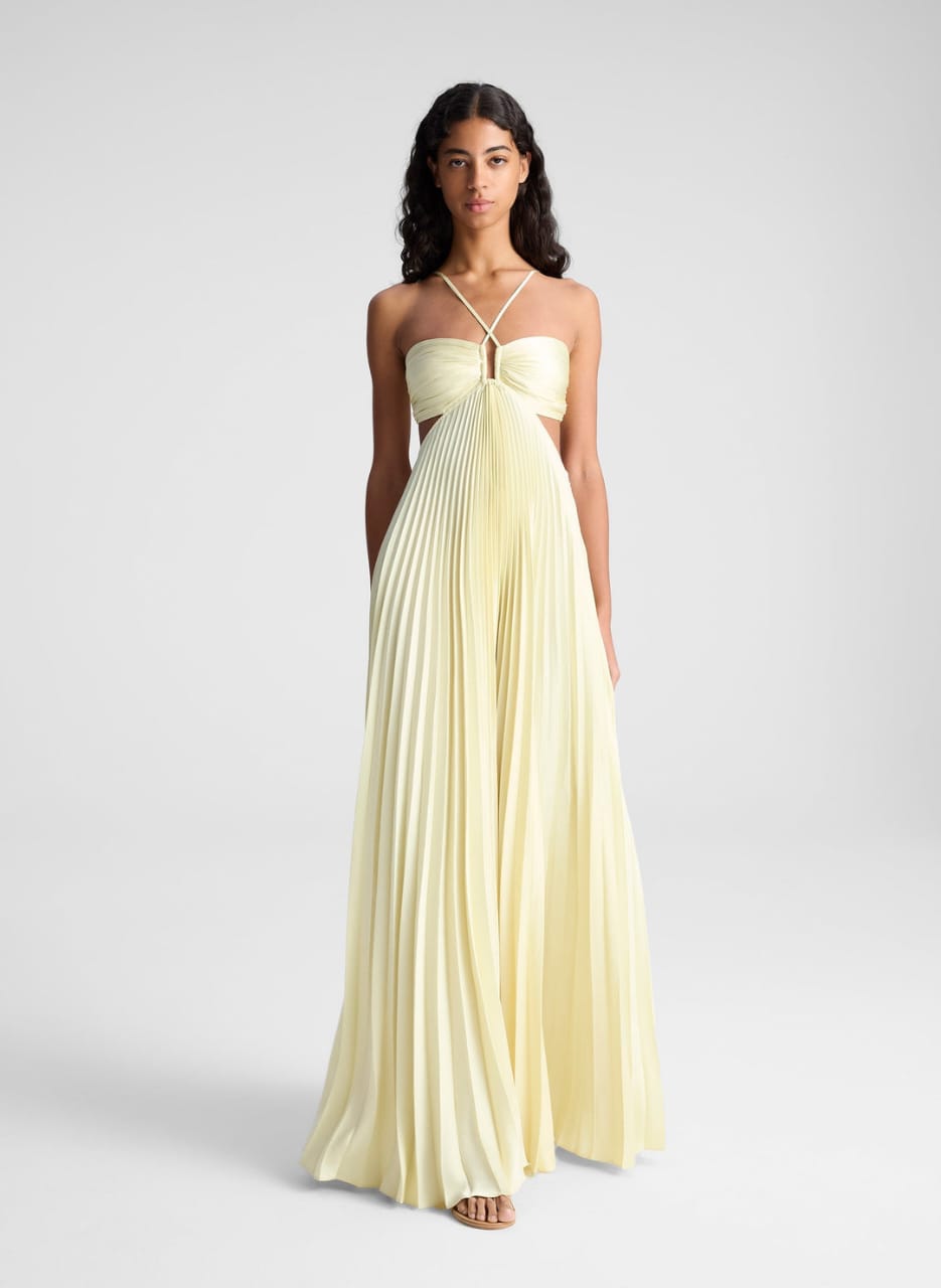 Robe Longue Plissée Sublimée ORIS WEAR