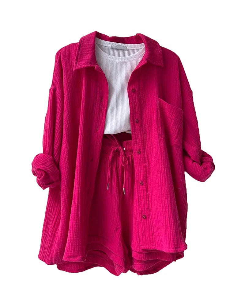 Douceur Estivale – Ensemble Chemise & Short ORIS WEAR