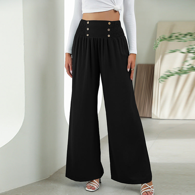 Pantalon droit à jambes larges et élastique ORIS WEAR