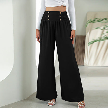 Pantalon droit à jambes larges et élastique ORIS WEAR