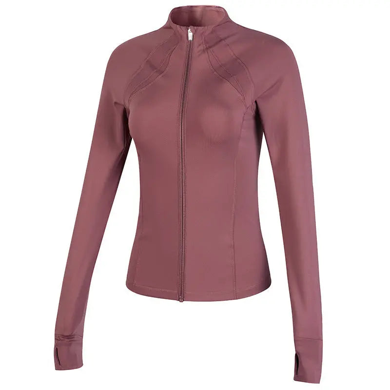Veste de sport zippée sculptante – Élégance & performance ORIS WEAR