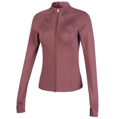 Veste de sport zippée sculptante – Élégance & performance ORIS WEAR