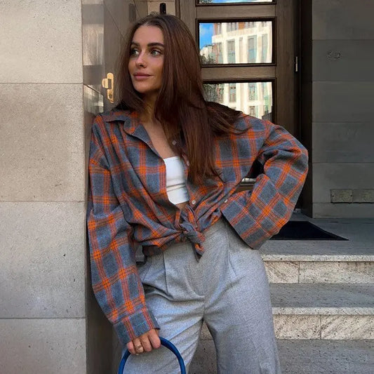 Chemise à carreaux oversize – Style casual et tendance ORIS WEAR