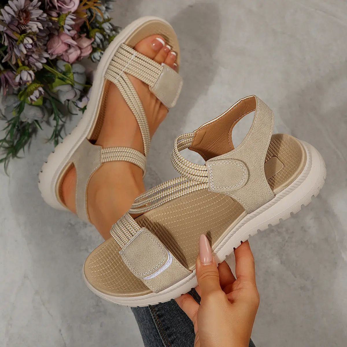 Sandales Plateforme à Brides Croisées ORIS WEAR