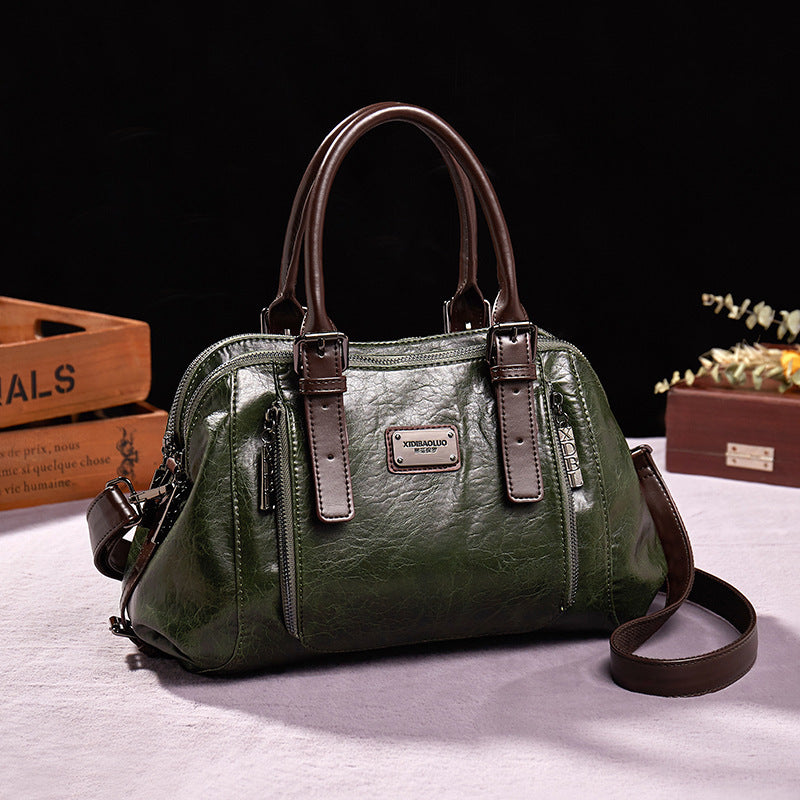 Elegant Leather Handbag ORIS WEAR