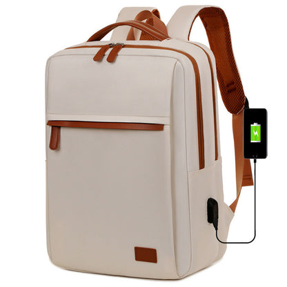 Large Capacity Solid Color Oxford Cloth Backpack ORIS WEAR