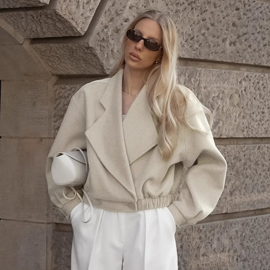 Veste femme élégante kaki — ORIS WEAR